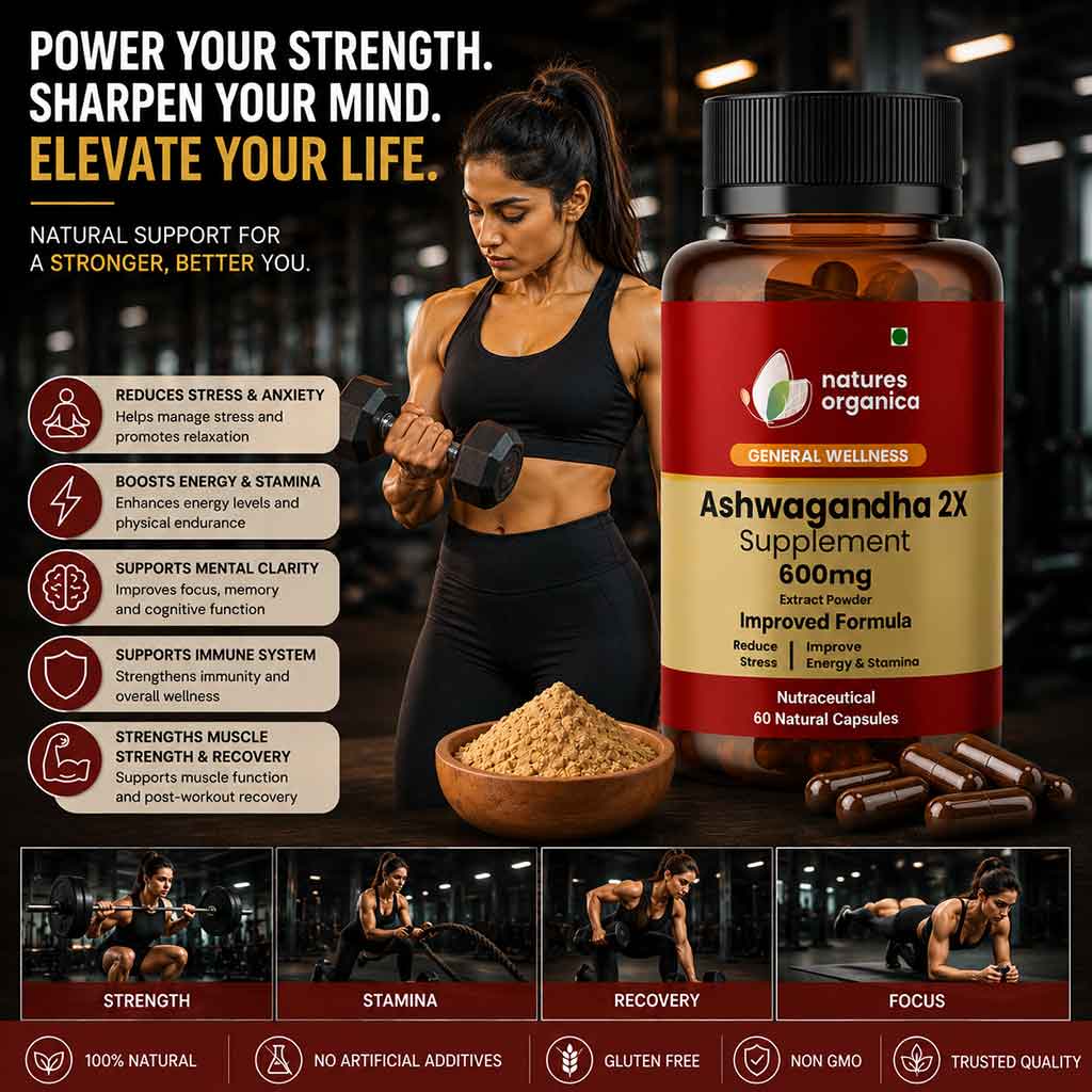 Flexi Trio 3X – Joint Flexibility & Mobility Support Capsules | Nature Organica
