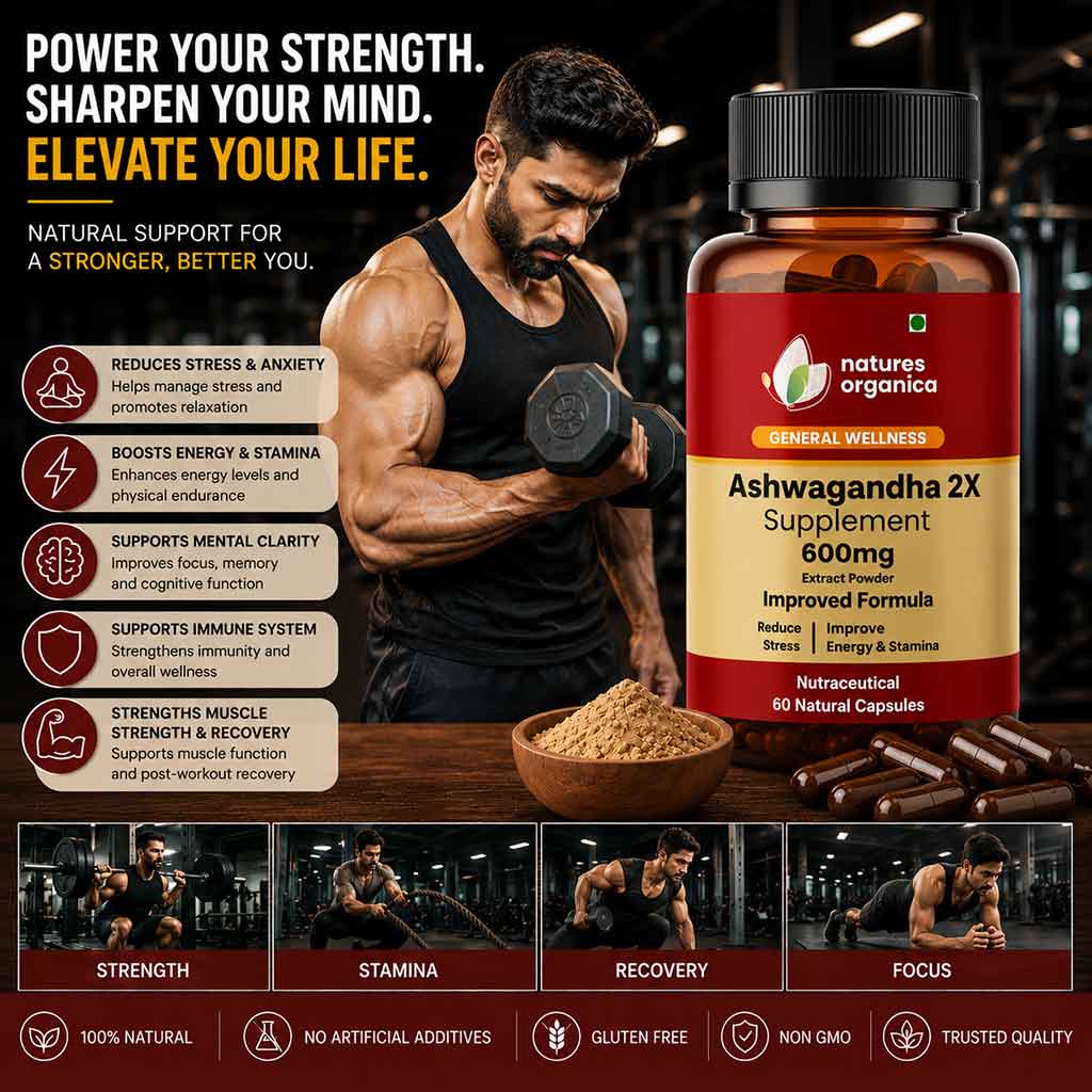 Flexi Trio 3X – Joint Flexibility & Mobility Support Capsules | Nature Organica