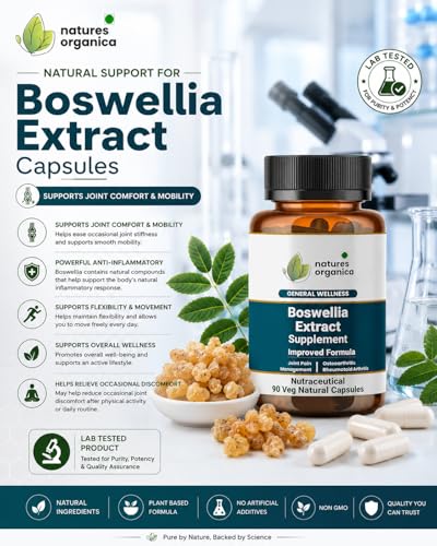 Boswellia Extract Capsules -60 Veg Capsules