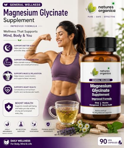 Magnesium Glycinate Capsules- 90 Veg Capsules