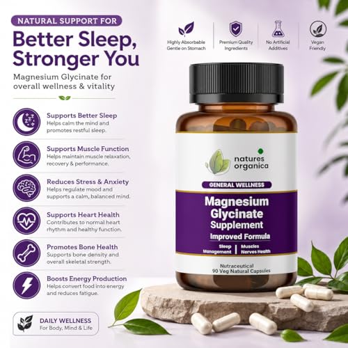 Magnesium Glycinate Capsules- 90 Veg Capsules