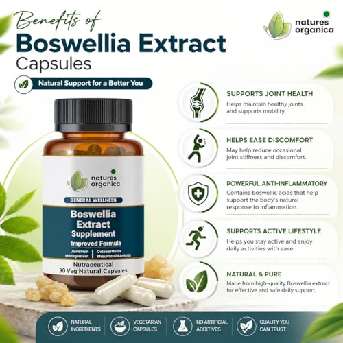 Boswellia Extract Capsules -60 Veg Capsules
