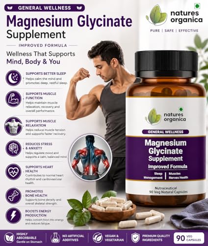 Magnesium Glycinate Capsules- 90 Veg Capsules