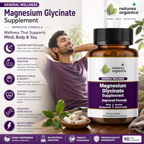 Magnesium Glycinate Capsules- 90 Veg Capsules