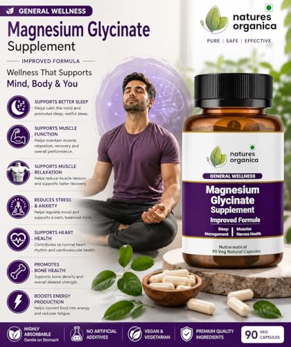 Magnesium Glycinate Capsules- 90 Veg Capsules