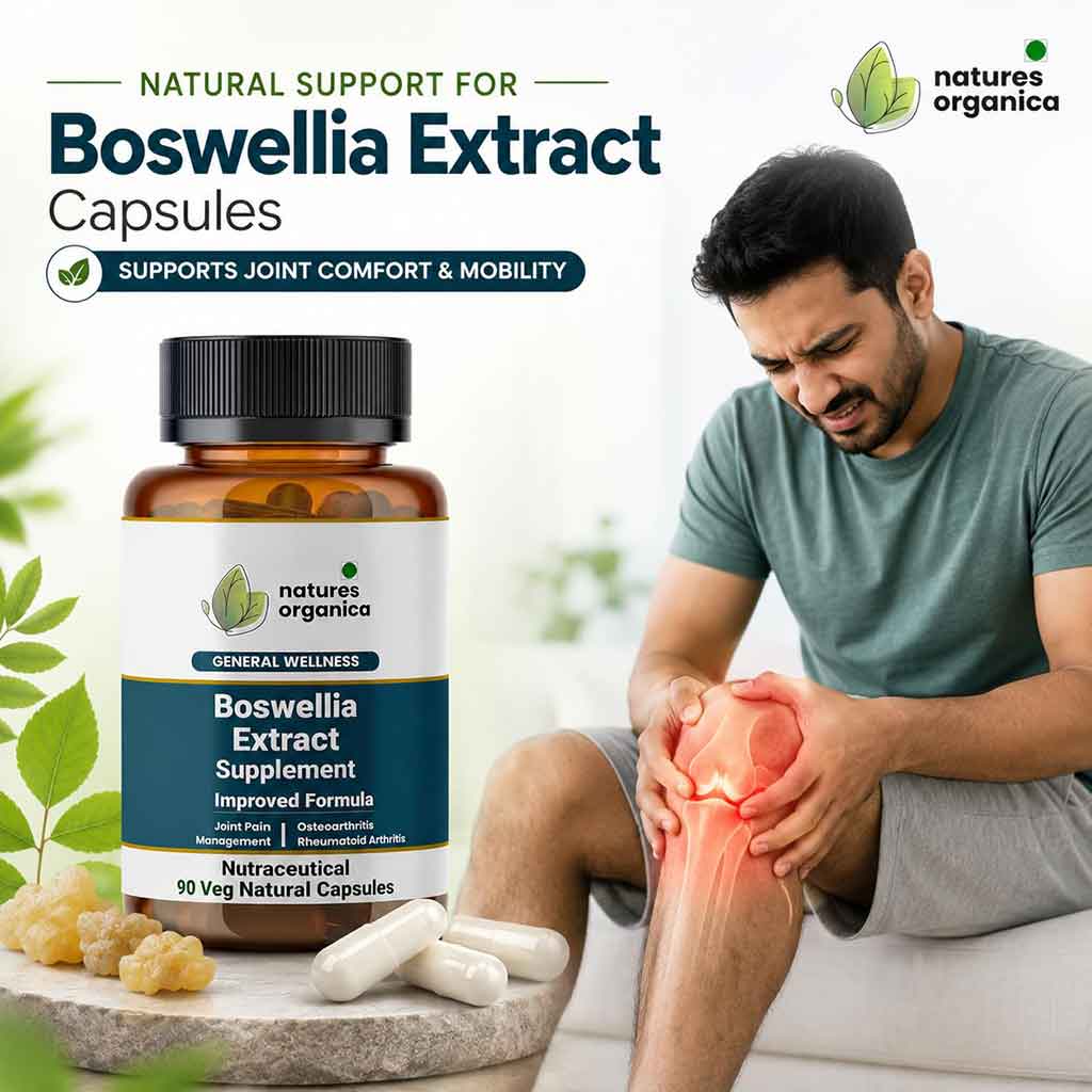 Boswellia Extract Supplement – Natural Joint Support Capsules | Nature Organica