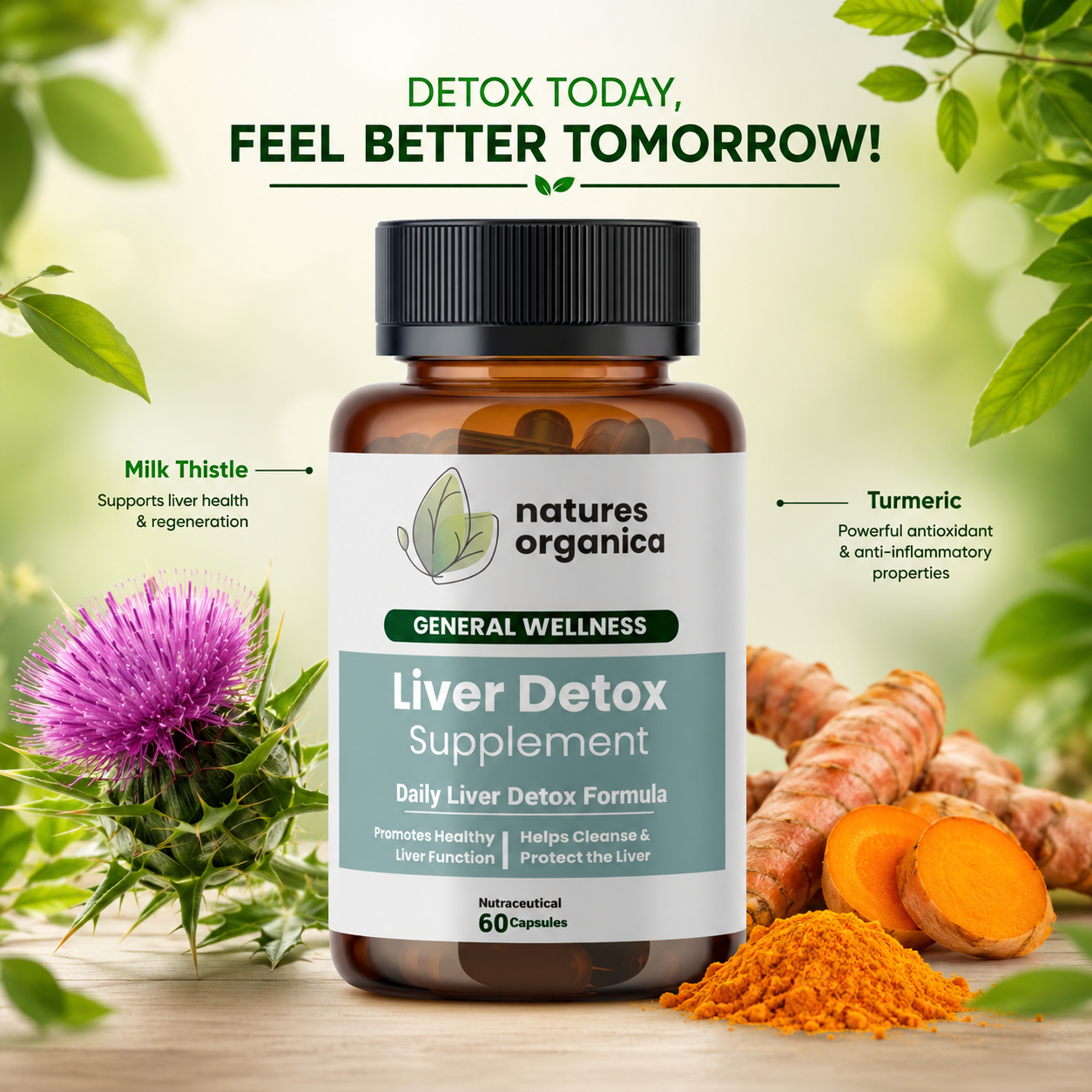 Liver Detox Supplement (60 Capsules)
