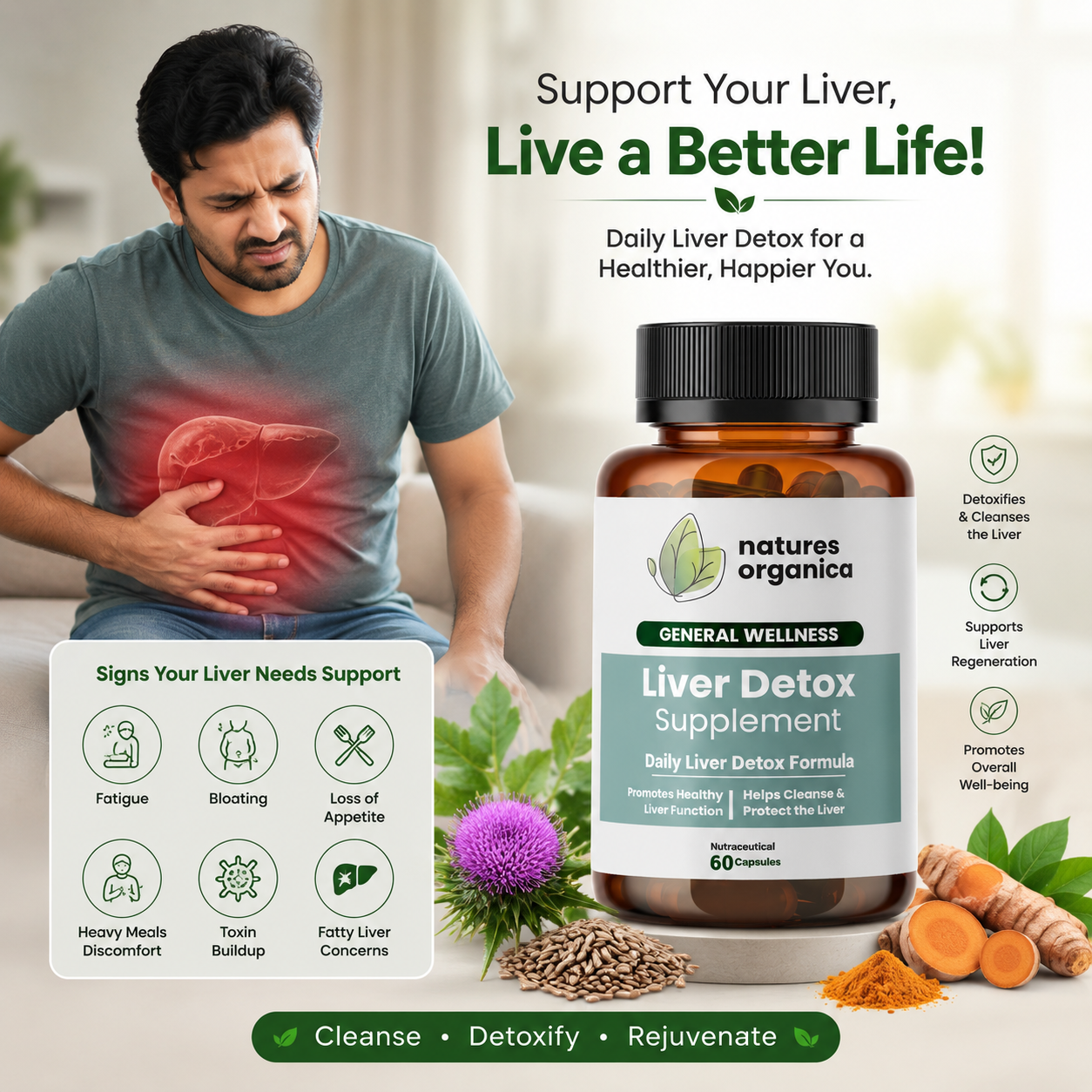 Liver Detox Supplement (60 Capsules)