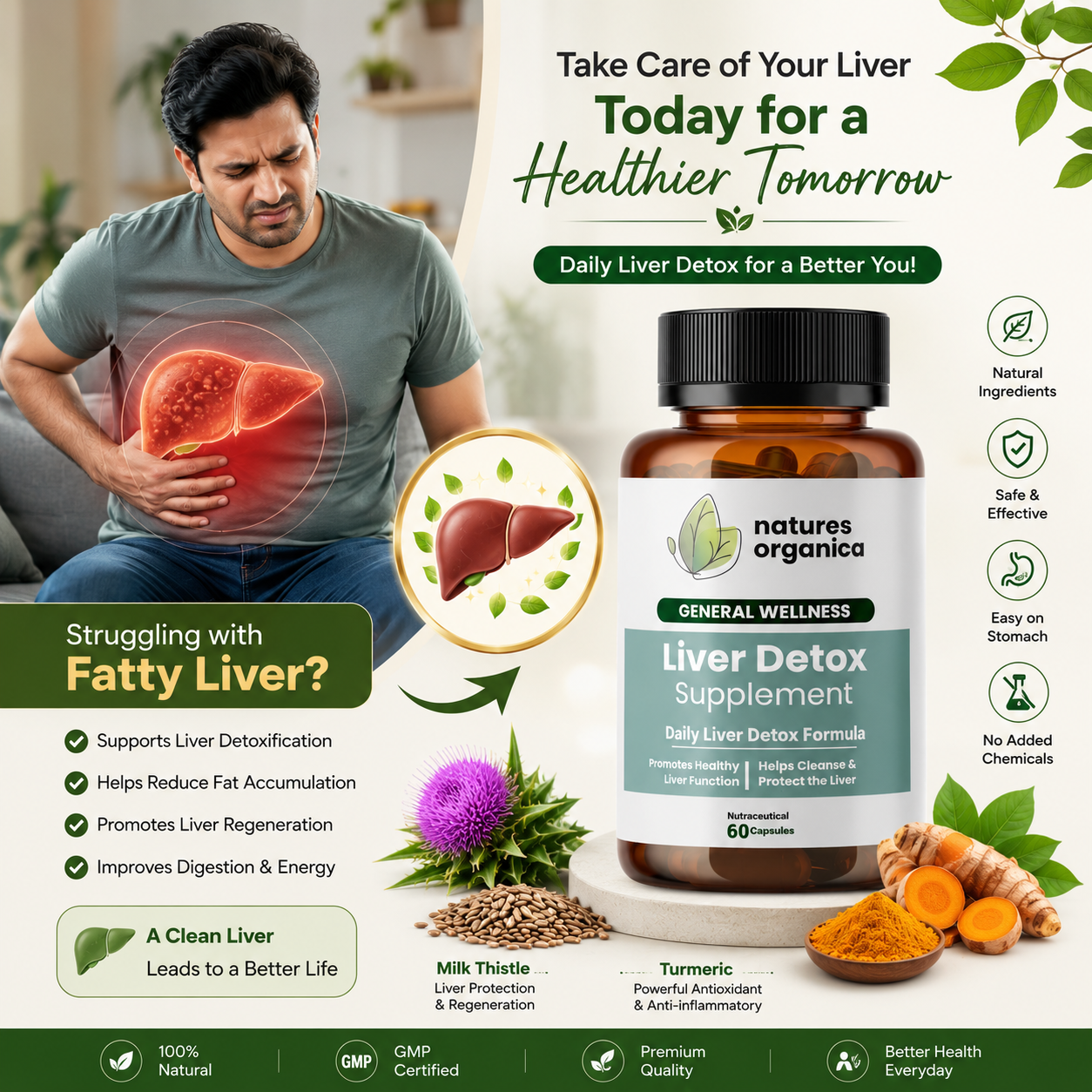 Liver Detox Supplement (60 Capsules)