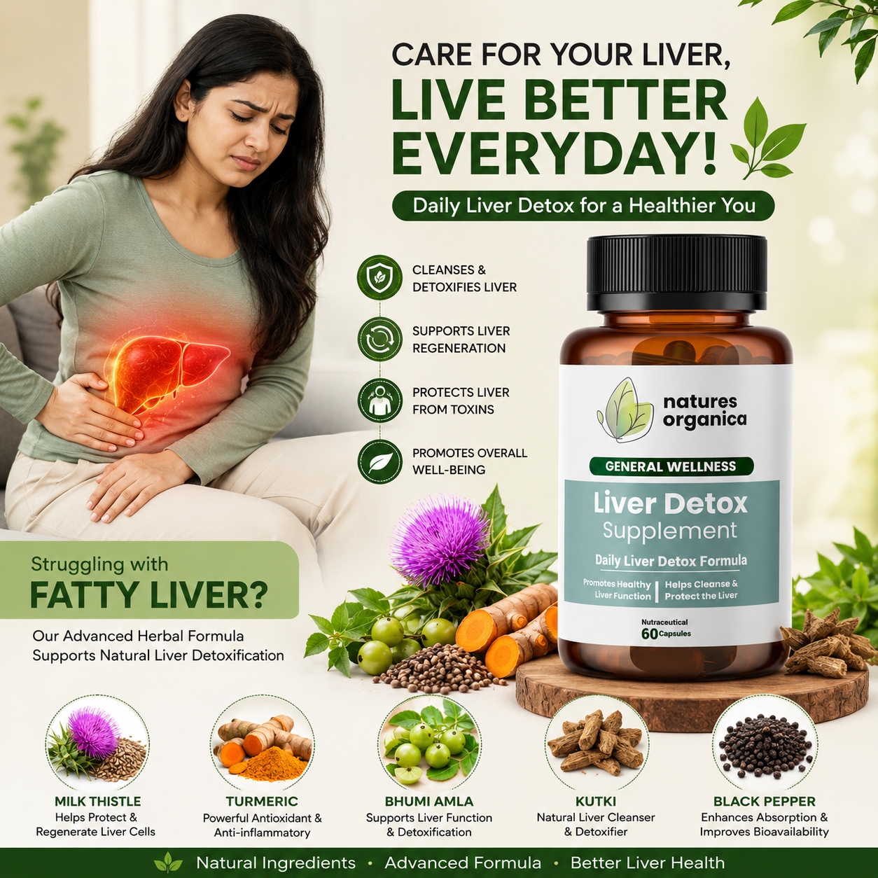 Liver Detox Supplement (60 Capsules)